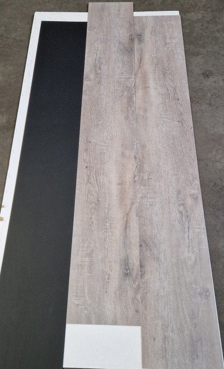 Restpartij 92 m2 Plak PVC Oneflor Classic55XL Old Oak Greige, Huis en Inrichting, Stoffering | Vloerbedekking, Ophalen, 75 m² of meer
