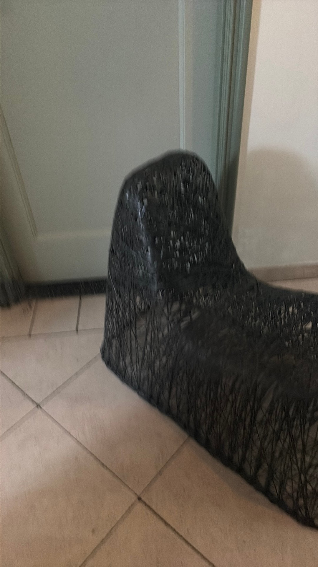 Stoel design Bertjan Pot, Ophalen, Zwart, Metaal, Van de kunstenaar zelf