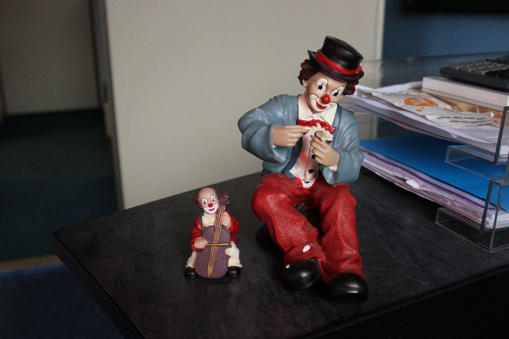2 x gilde clowns, Verzamelen, Beelden en Beeldjes, Ophalen of Verzenden, Zo goed als nieuw, Overige typen