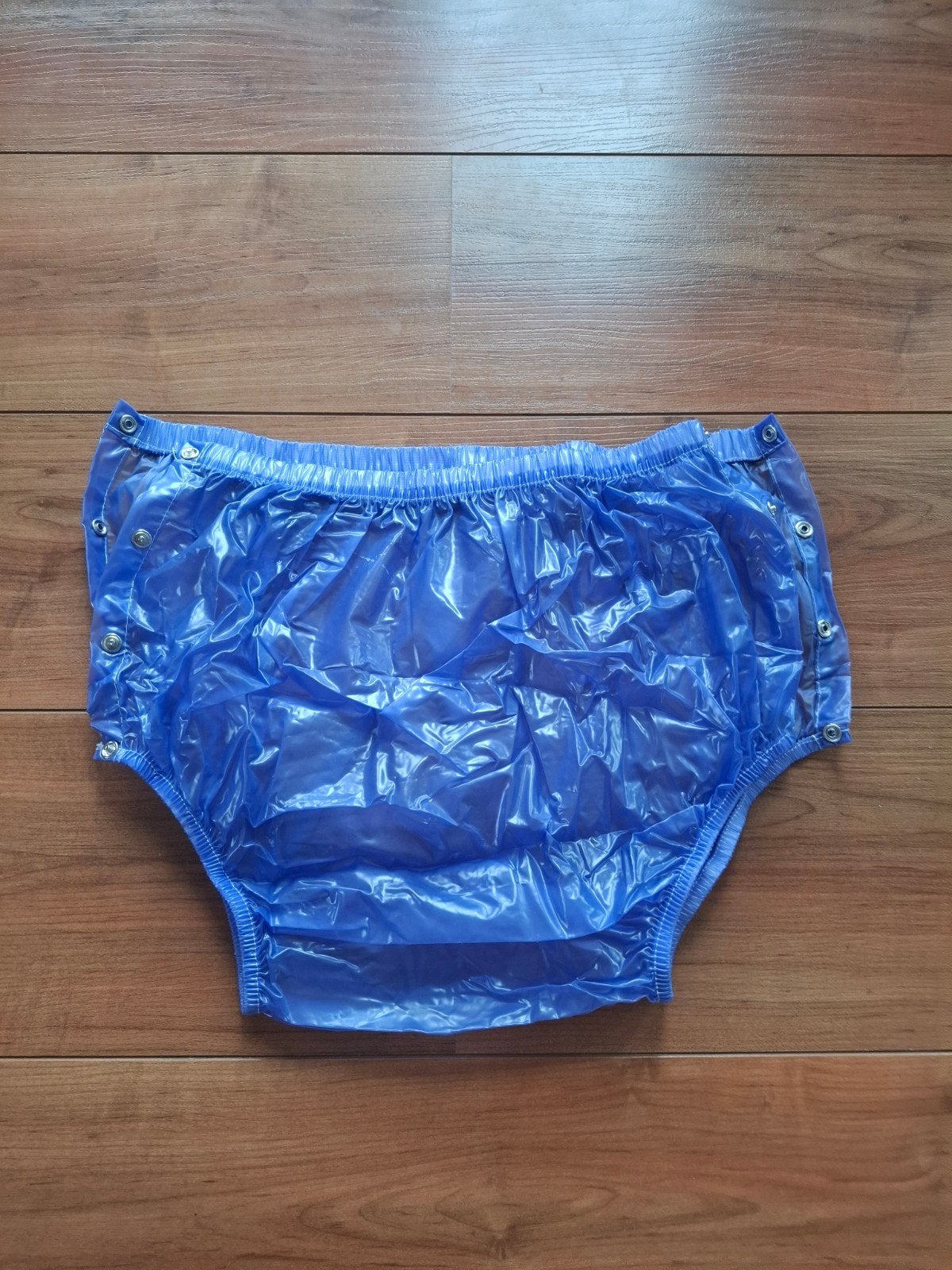 Blauwe plastic luierbroek met drukknopen, Verzenden, Nieuw
