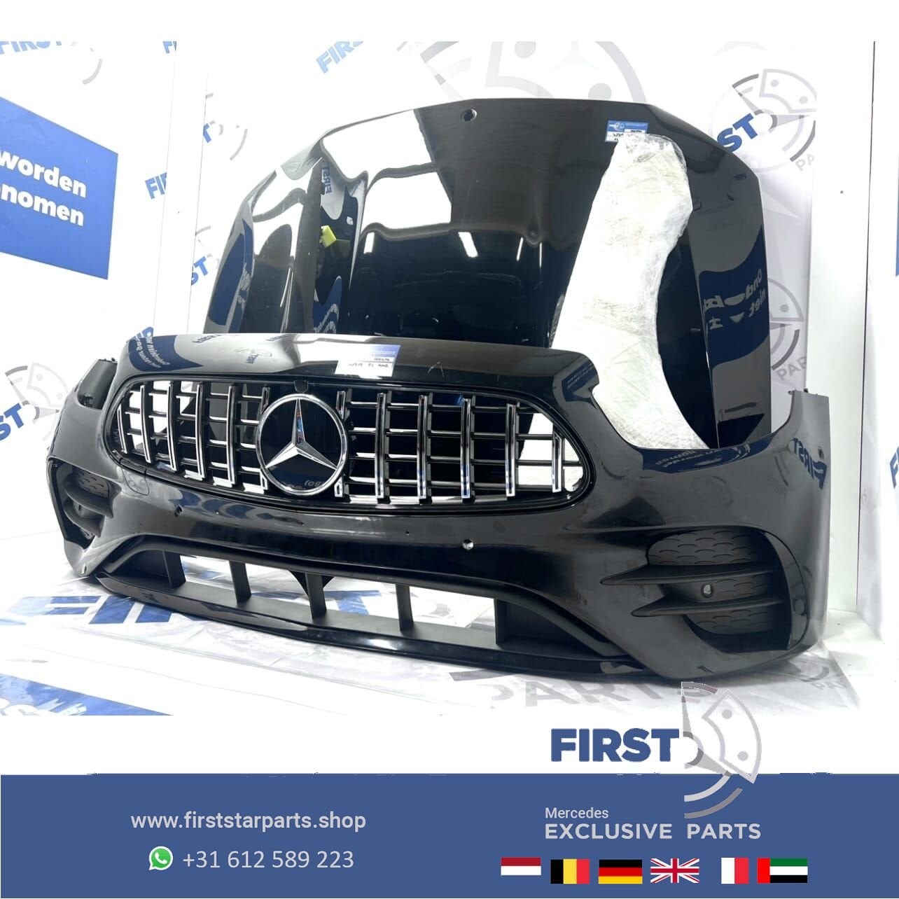 W213 W238 FACELIFT E53 AMG VOORKOP Mercedes E Klasse 2020-20, Gebruikt, -, Voor, Ophalen of Verzenden