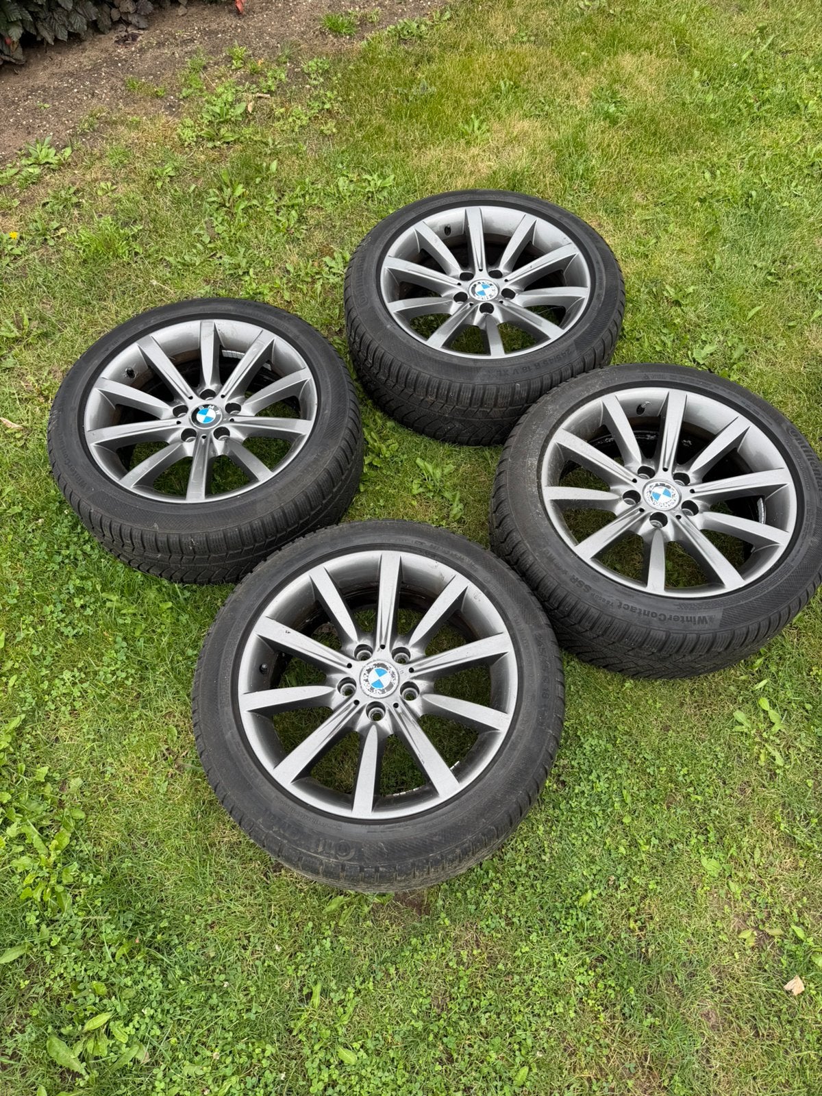 Originele BMW 18” velgen met winterbanden 245/45R18, Auto-onderdelen, Banden en Velgen, Ophalen, 18 inch, 245 mm, Banden en Velgen