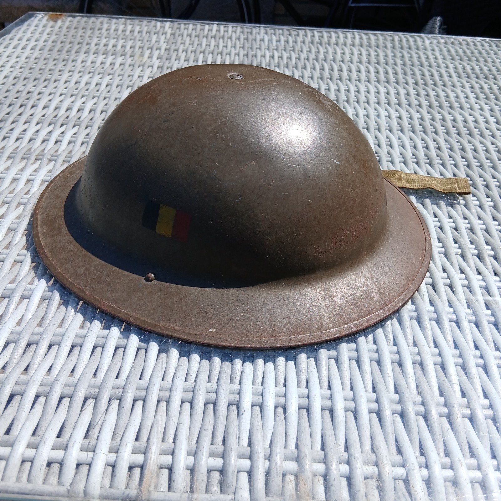Belgische helm 1949, Verzamelen, Militaria | Algemeen, Ophalen, Overige gebieden, Helm of Baret