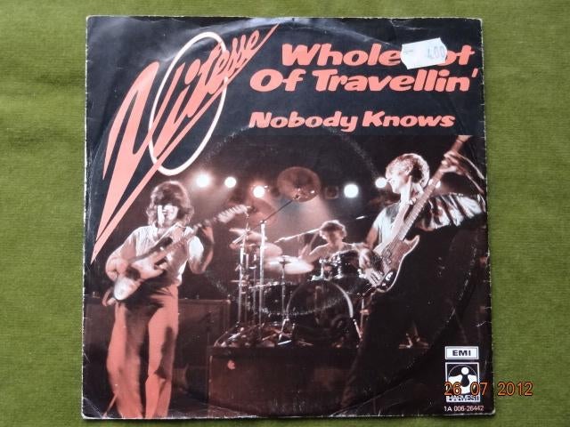 Vitesse - Whole lot of travelin  (7"), Cd's en Dvd's, Gebruikt, 7 inch, Ophalen of Verzenden, Rock en Metal