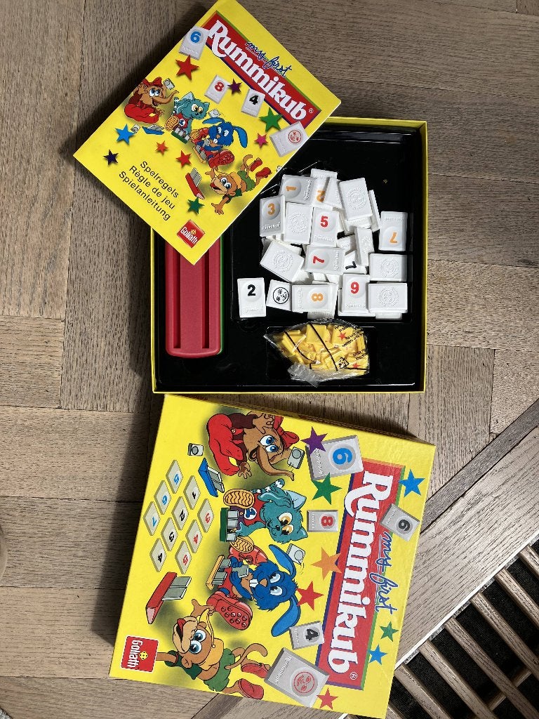 My-first Rummikub, Een of twee spelers, Ophalen of Verzenden, Zo goed als nieuw, Goliath