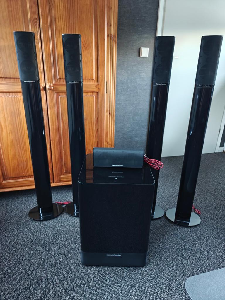 Harman Kardon hkts11 speakerset, Gebruikt, 70 watt of meer, 5.1-systeem, Overige spelers