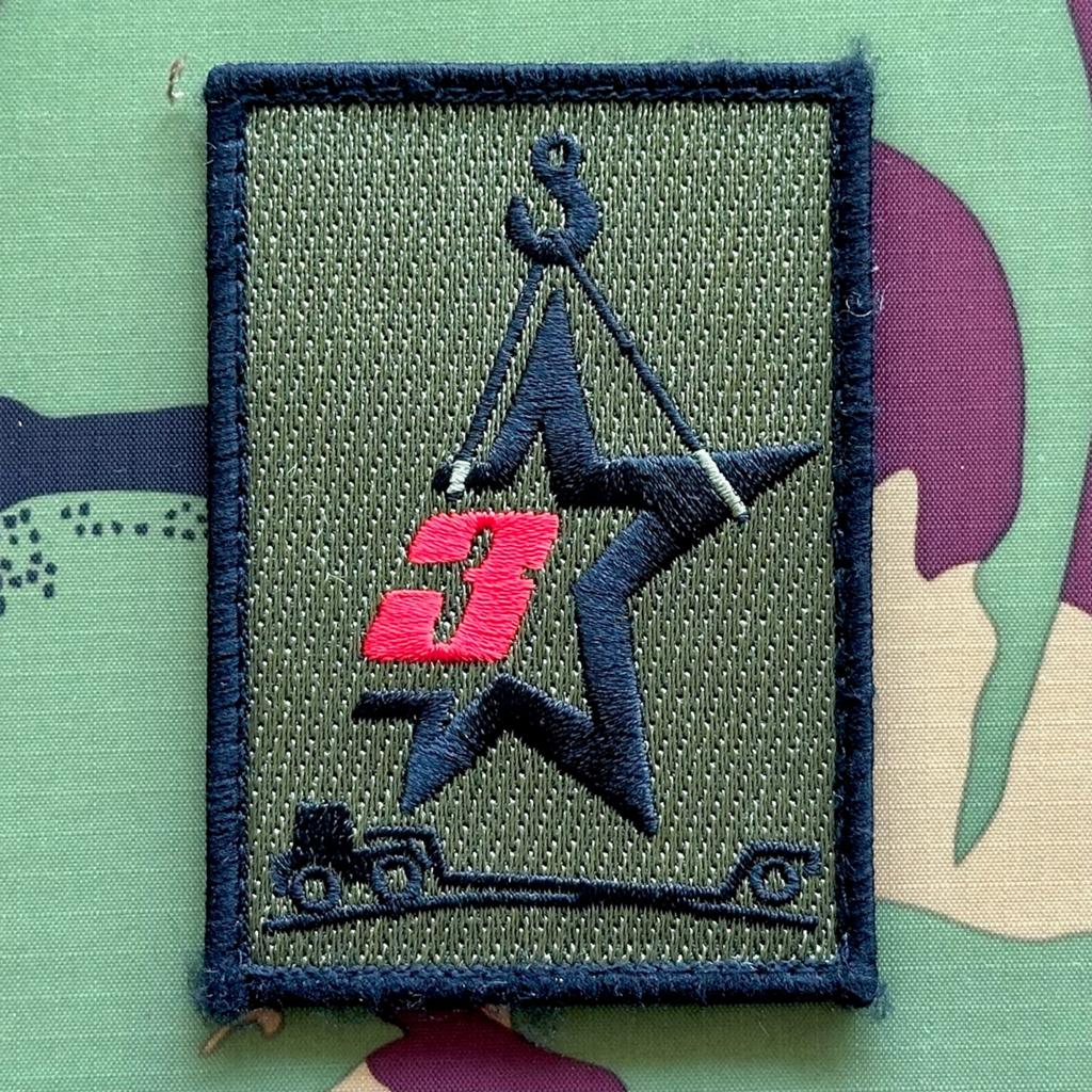 Patch RNLAF 301 SQN Flight 3 TD, Verzamelen, Militaria | Algemeen, Ophalen of Verzenden, Luchtmacht, Nederland, Embleem of Badge