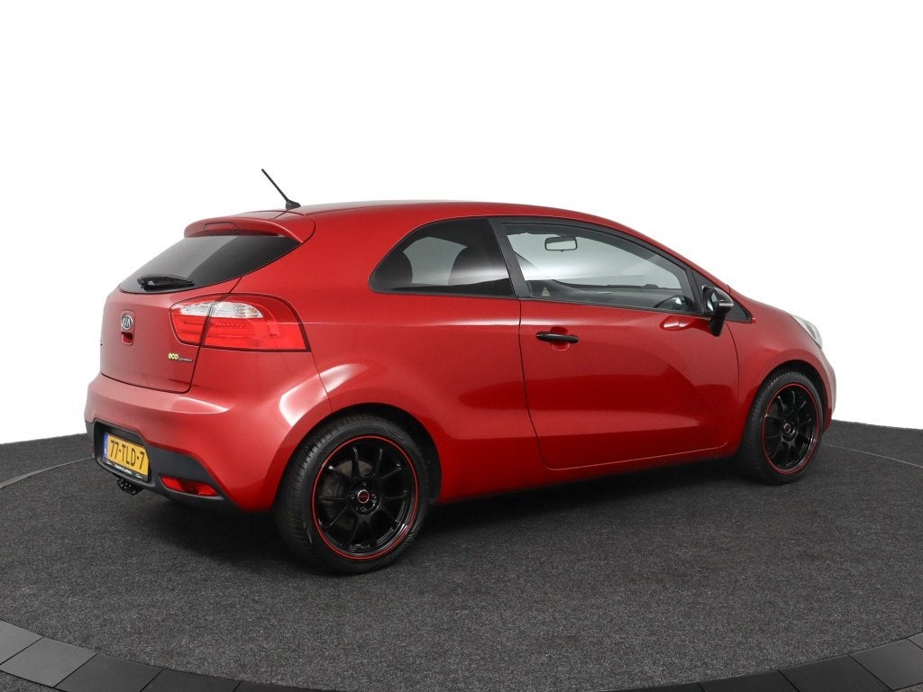 Kia Rio 1.2 CVVT Plus Pack SportLine (bj 2012), Euro 5, Zwart, 4 cilinders, Origineel Nederlands