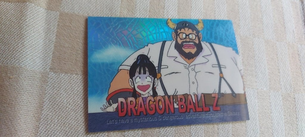 dragonball z kaart reverseholo Chi Chi met Ox King, Ophalen of Verzenden, Nieuw, Losse kaart
