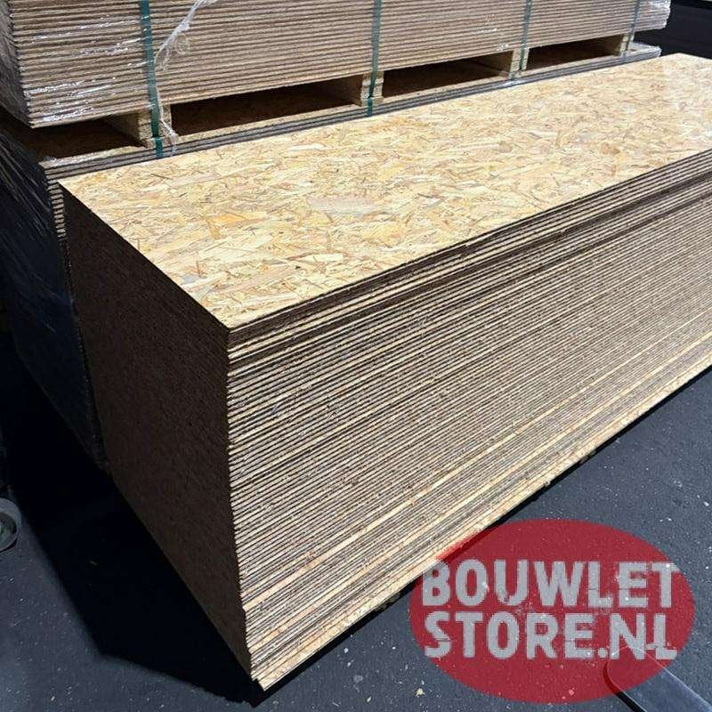 OSB 12 mm | platen | plaatmateriaal OSB-3 12mm | 2500x675mm, Niet ingevuld, Minder dan 20 mm, Niet ingevuld, Nieuw