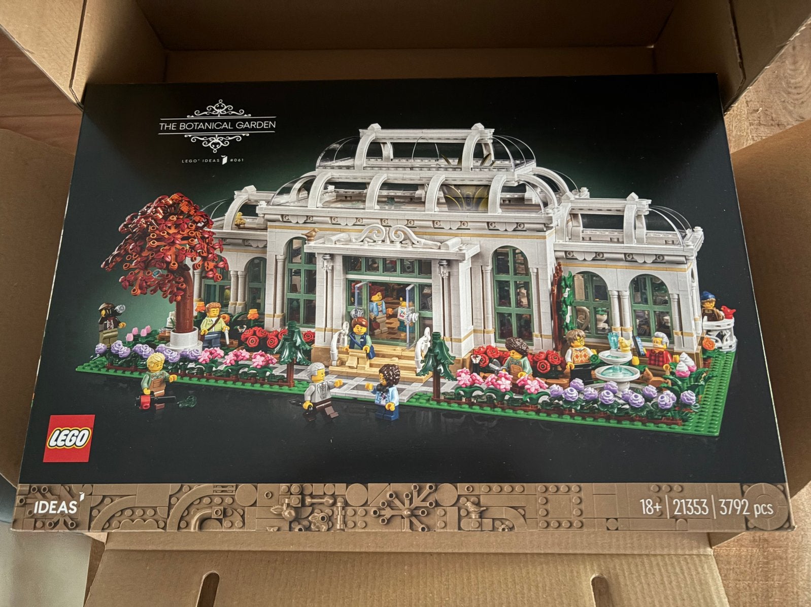 LEGO Ideas 21353 The Botanical Garden Nieuw in doos, Lego, Denemarken, Nieuw, Ophalen of Verzenden