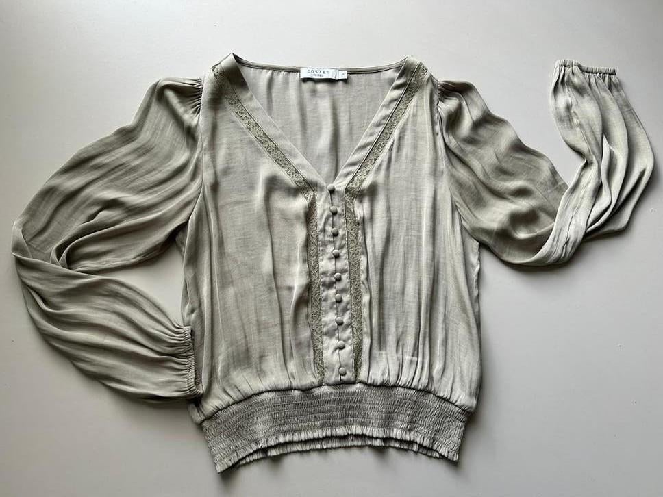 Stijlvolle Costes blouse met Lange Mouwen - Maat M, Maat 38/40 (M), Ophalen of Verzenden, Zo goed als nieuw, Costes