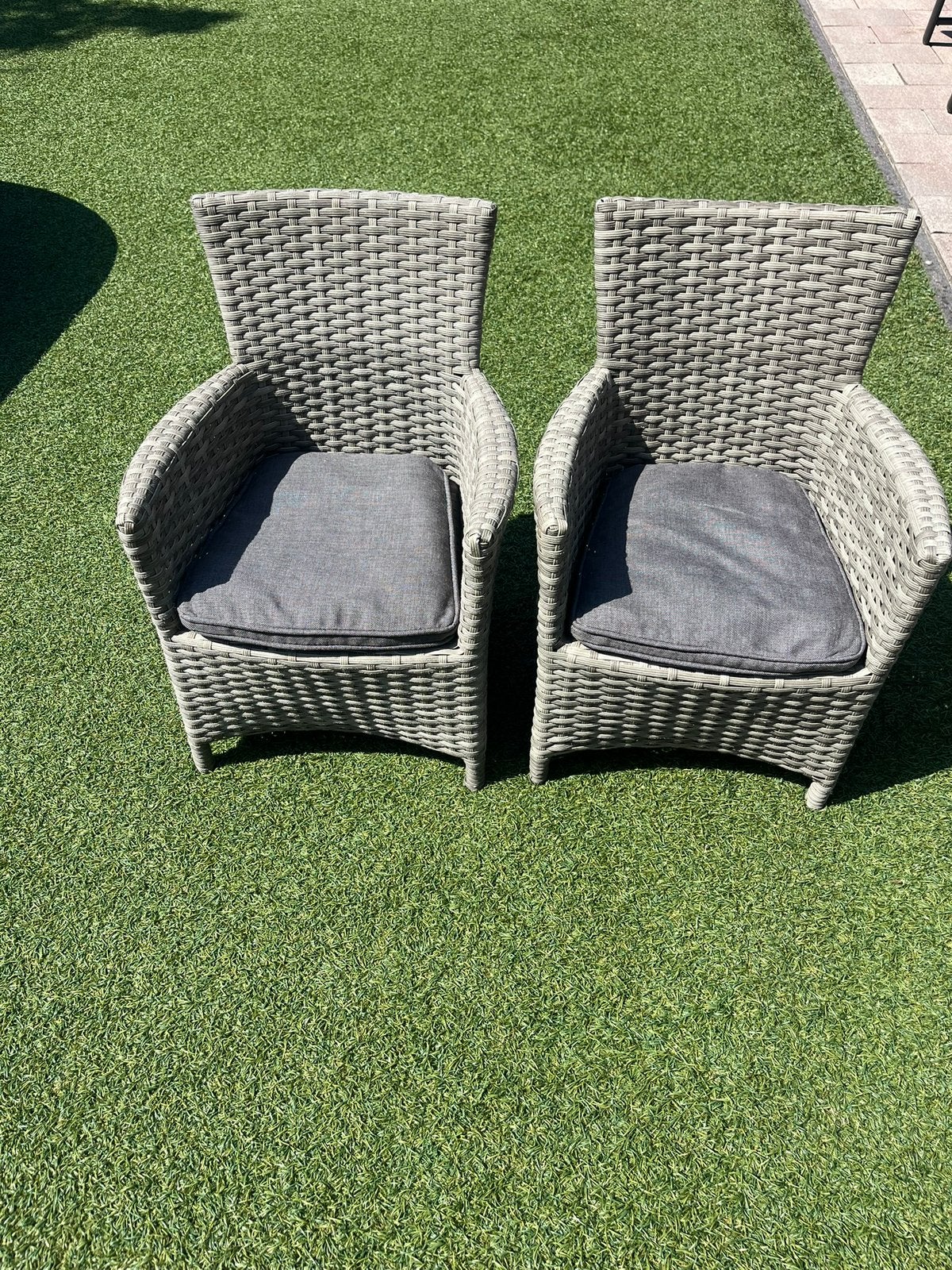 2 Wicker kinder lounge stoelen met kussen van Bois le Duc, Ophalen of Verzenden, Zo goed als nieuw, Wicker