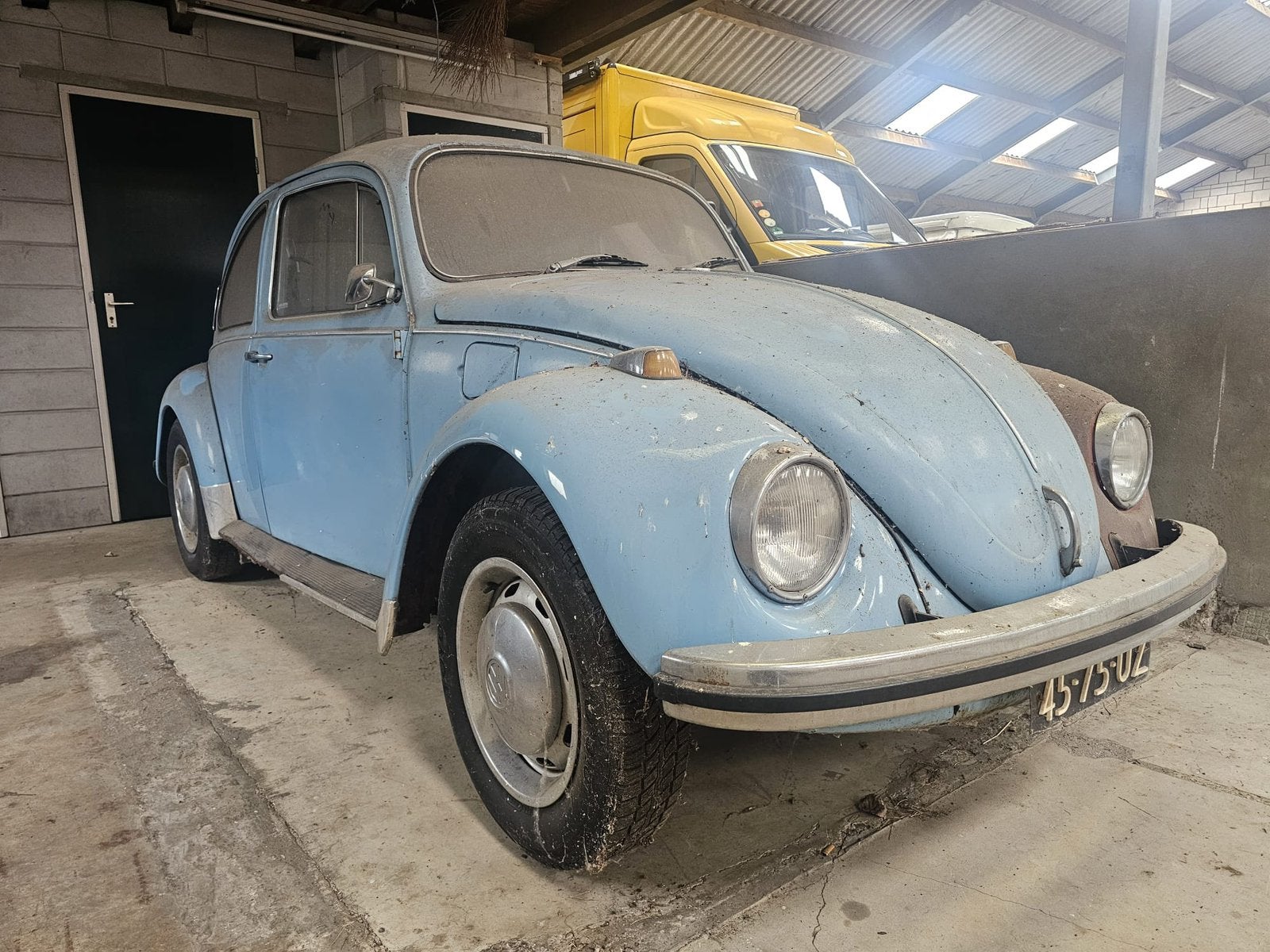 Volkswagen 1300 1.3 1972 blauw, 4 cilinders, Blauw, Origineel Nederlands, Handgeschakeld