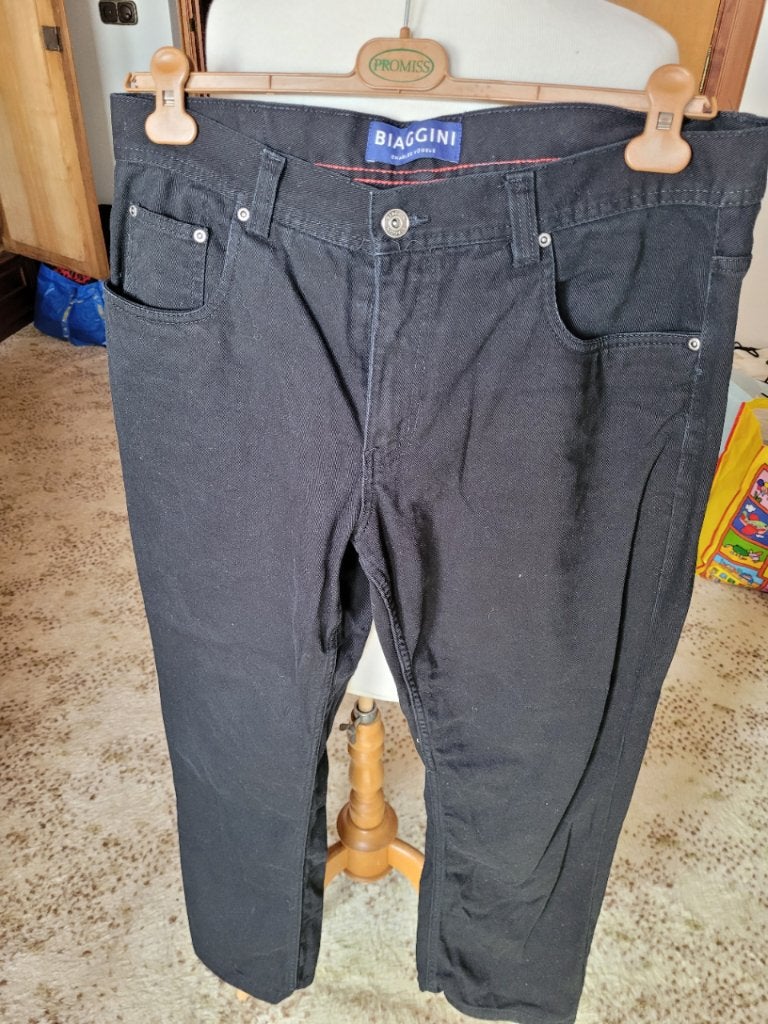 Zwarte Biaggini Jeans W36/30, W36 - W38 (confectie 52/54), Ophalen of Verzenden, Zo goed als nieuw, Biaggini