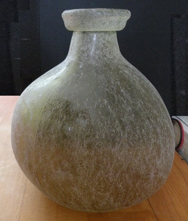 Vaas, glas., Huis en Inrichting, Woonaccessoires | Vazen, Ophalen of Verzenden, Zo goed als nieuw, Glas, 29 cm