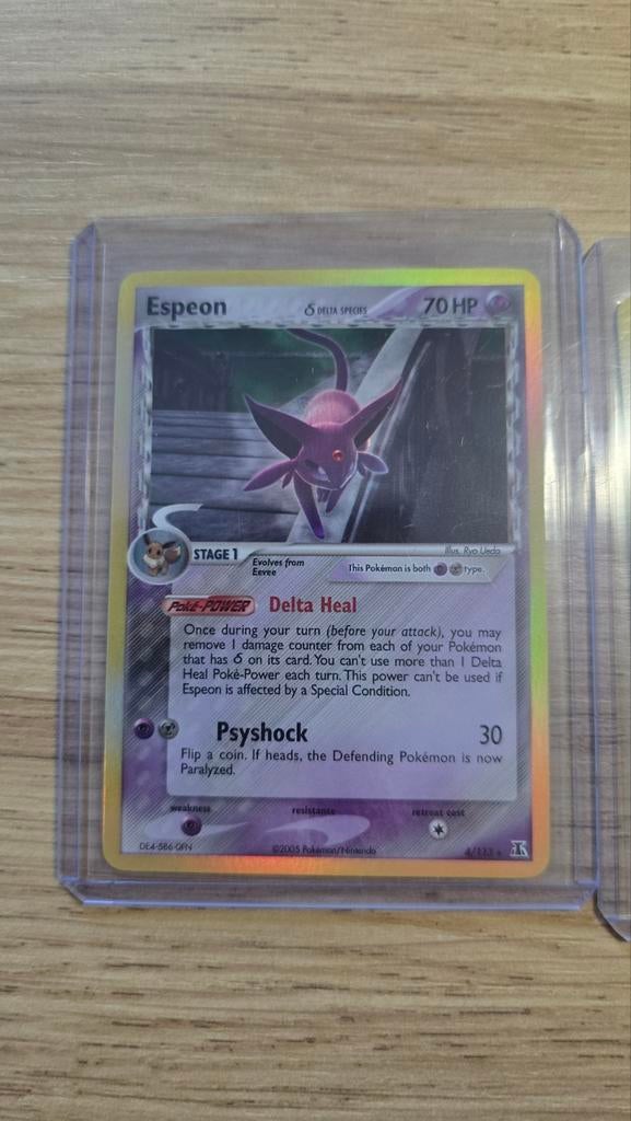 Pokémon Delta Species Eeveelutions Set, Ophalen, Zo goed als nieuw, Meerdere kaarten
