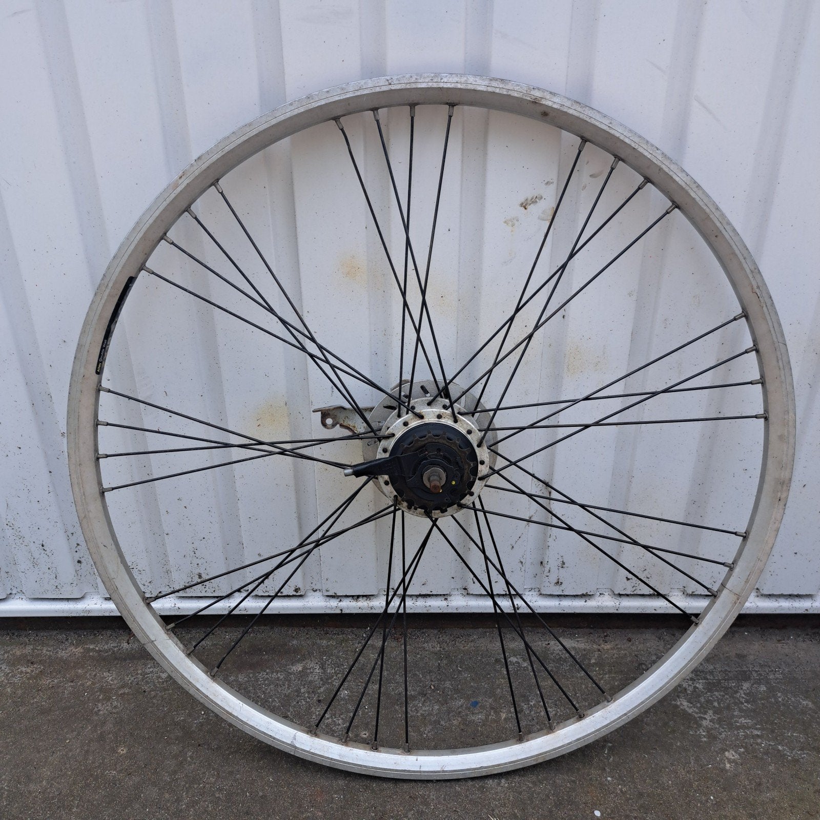 Shimano Nexus Achterwiel 28inch.7 naafversnelling Aluminium, Wiel, Gebruikt, Ophalen of Verzenden, Aluminium