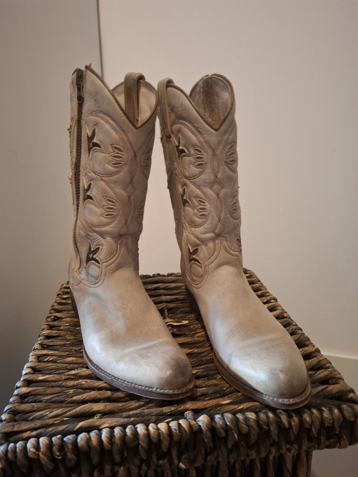 sendra 38, Beige, Ophalen of Verzenden, Zo goed als nieuw, Hoge laarzen