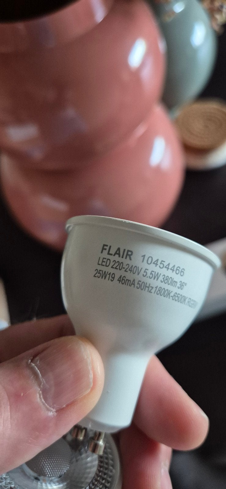 2x Flair Zigbee LED Spot GU10 5.5W Smart Lampen, Ophalen, Instelbaar wit, GU10, Zo goed als nieuw