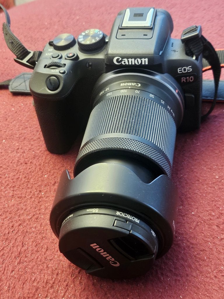 Canon R10 systeemcamera met toebehoren, half jaar oud, Ophalen, Canon, 150 mm, Canon RF