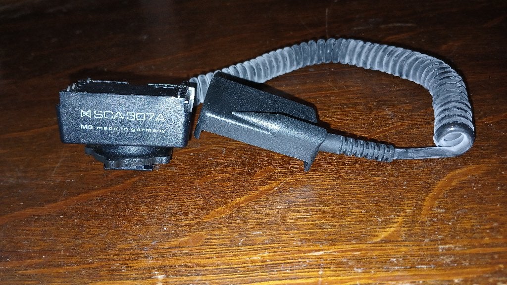 Metz SCA307A - Off camera flitser kabel, Accessoireset, Zo goed als nieuw, Metz, Voor analoge fotografie