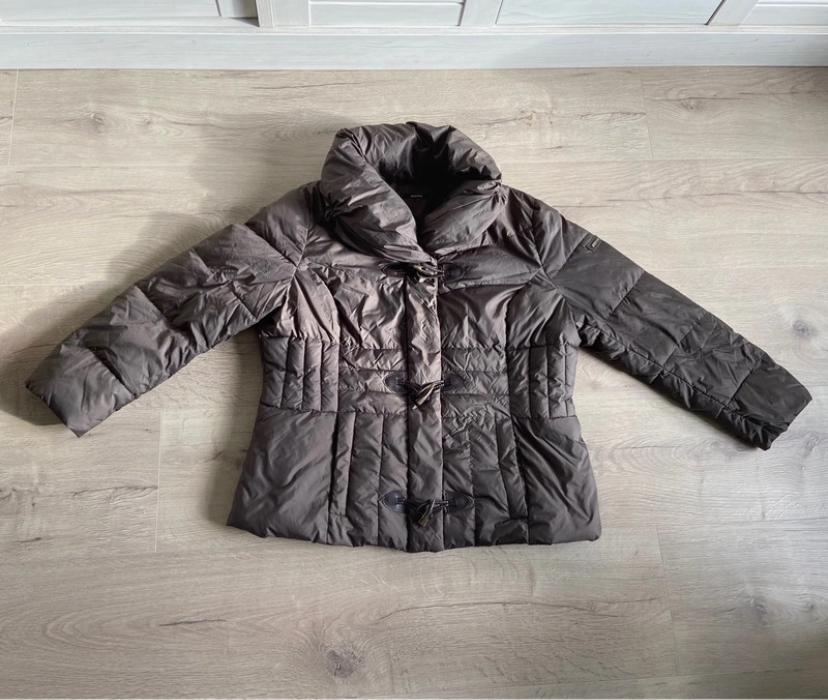 Bruine jas van Promiss, Ophalen of Verzenden, Zo goed als nieuw, Maat 38/40 (M), Bruin