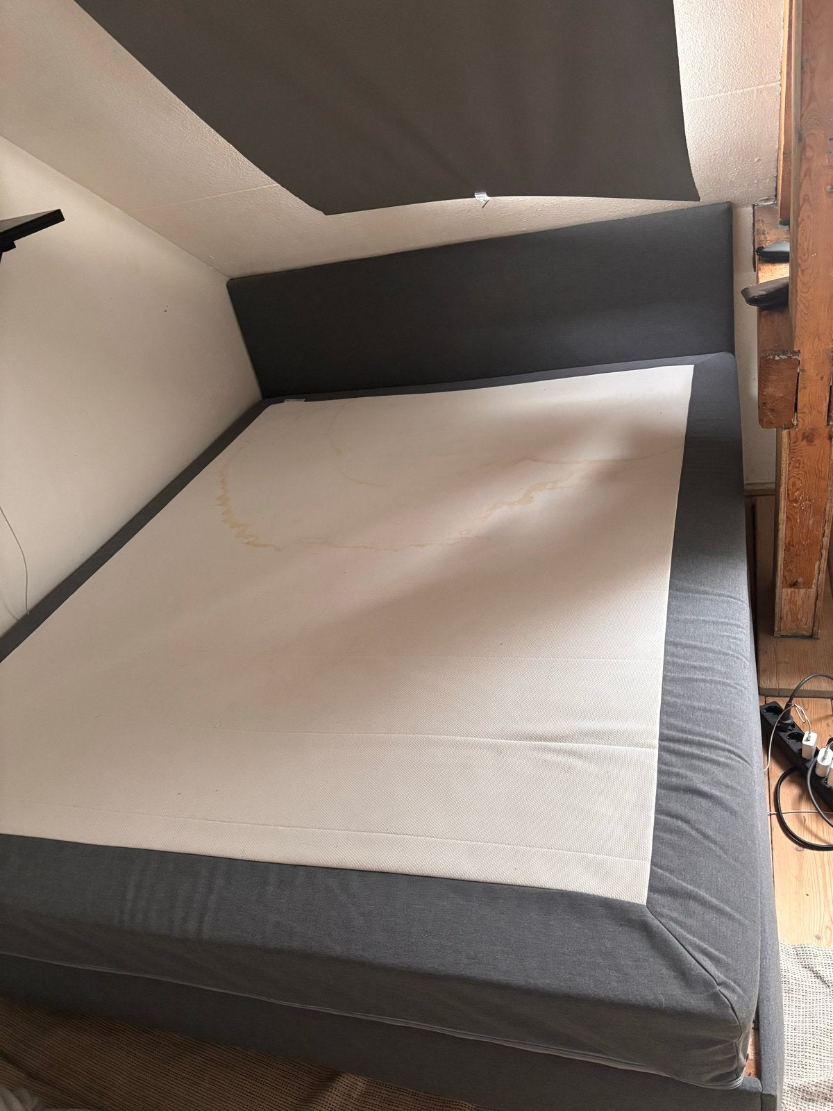 Bed - boxspring, Ophalen, Gebruikt, Tweepersoons, 200 cm