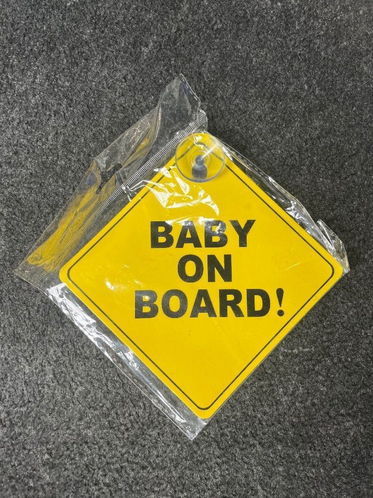 Baby on Board bordje met zuignap, Ophalen, Nieuw