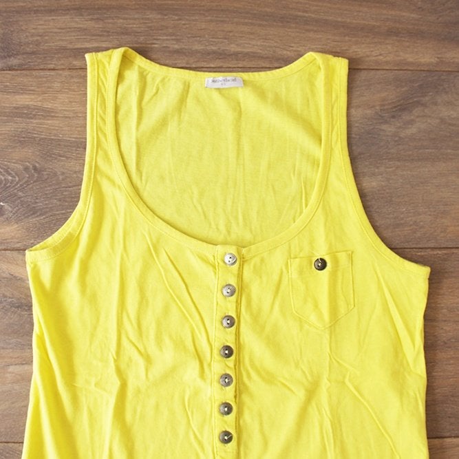 Sutherland Top Geel 43 100% Katoen (XS) - 43 € 15,-, Kleding | Dames, Sutherland, Geel, Ophalen of Verzenden, Zo goed als nieuw