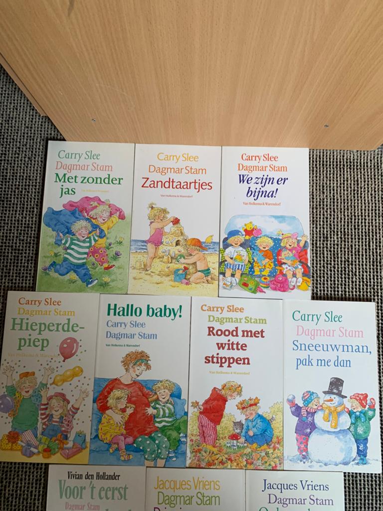 Carry Slee over tweeling Michiel en Iris tek. Dagmar Stam, Ophalen of Verzenden, Zo goed als nieuw, Fictie algemeen