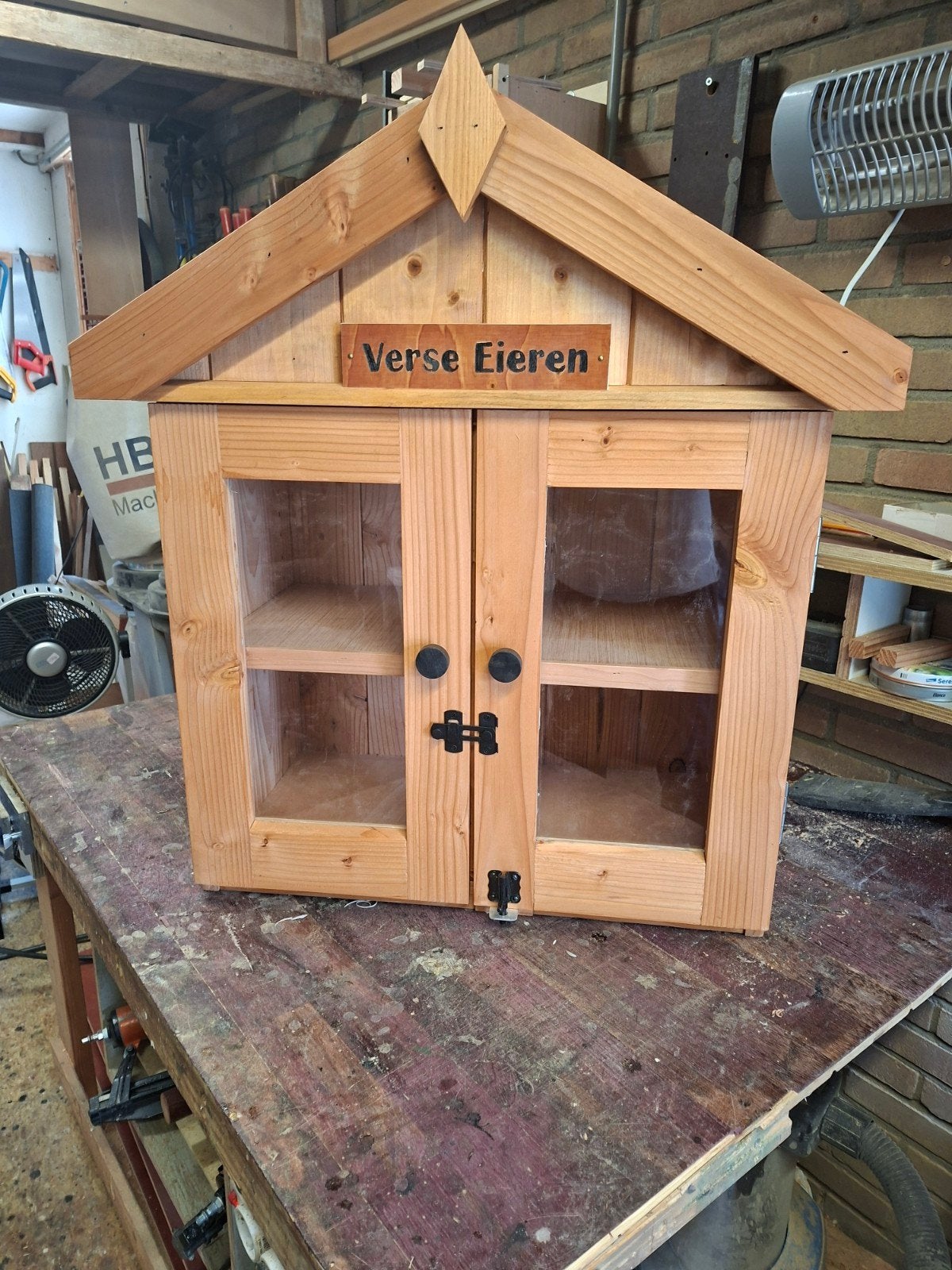 Eier verkoop kastje voor eiertrays 30x30 cm, Ophalen, Nieuw