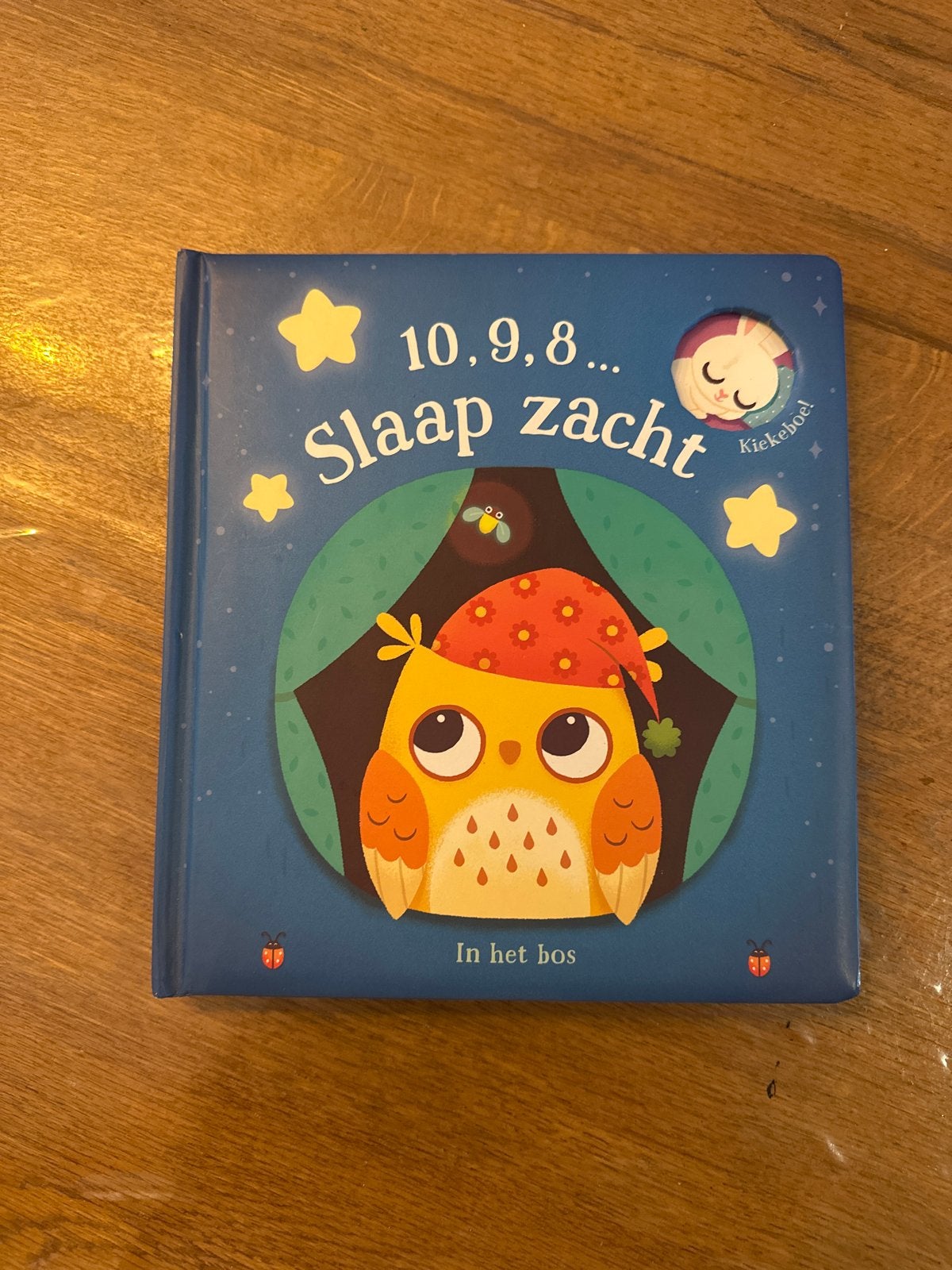 10, 9, 8... Slaap zacht - KiekeBoe! In het bos, Boeken, Ophalen of Verzenden, Zo goed als nieuw, Uitklap-, Voel- of Ontdekboek