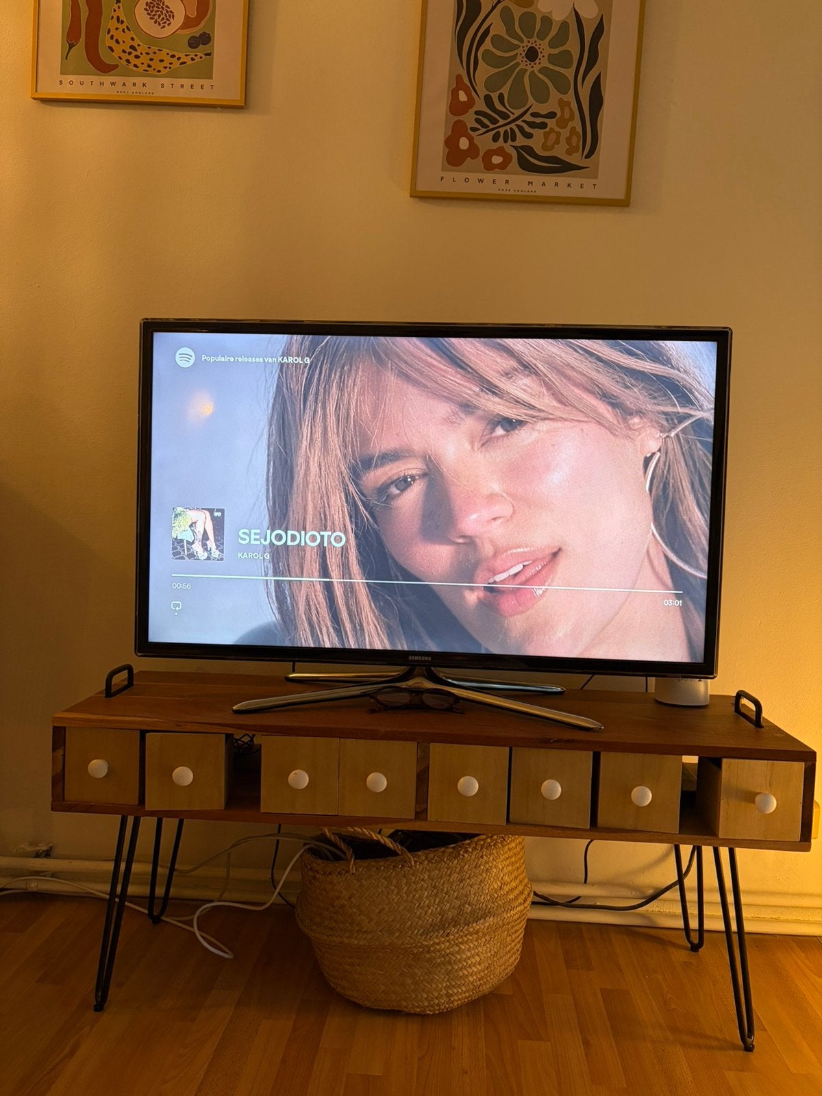Samsung smart tv 40 inch, Audio, Tv en Foto, Televisies, Ophalen, Gebruikt, 50 Hz, Samsung