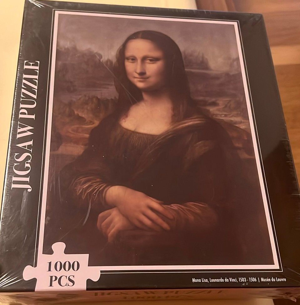 Legpuzzel Mona Lisa- 1000 stukjes. Nieuw geseald., Ophalen of Verzenden, 500 t/m 1500 stukjes, Nieuw