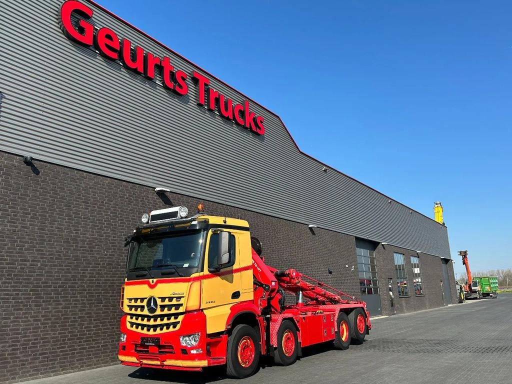 Mercedes-Benz Arocs 3253 L ENA 8X2/4 HMF2820 KRAAN / KRAN/ C, Auto's, Vrachtwagens, Euro 6, Bedrijf, Te koop, BTW verrekenbaar