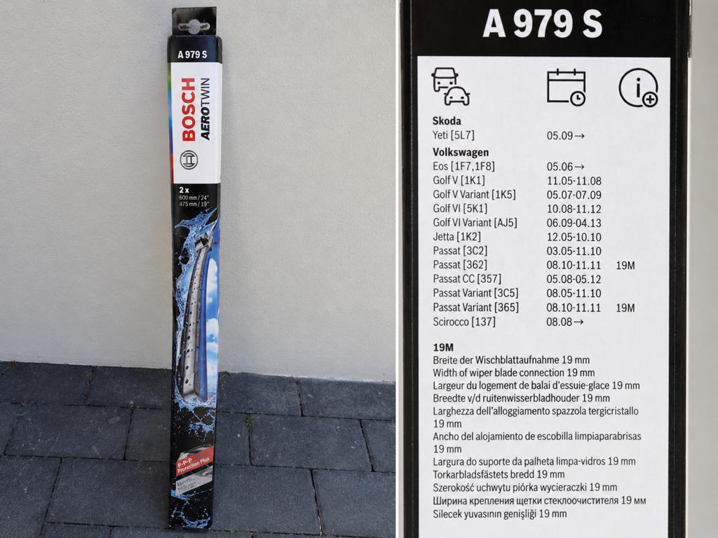 Ruitenwissers, nw in doos, VW Golf, Jetta, Passat, Sirocco, Ophalen of Verzenden, Nieuw