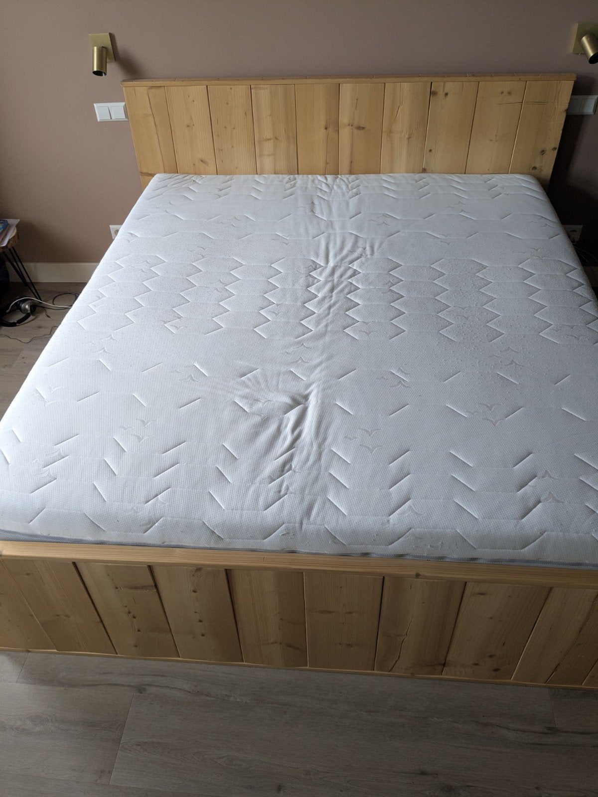 Matras Pocketveren 180x200 Koudschuim, Ophalen, Gebruikt, Tweepersoons, Matras