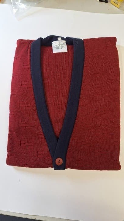 Vest met GVB Amsterdam logo ingeweven - Rood/Blauw, Maat 52/54 (L), Nieuw, Ophalen of Verzenden, Kattenburg