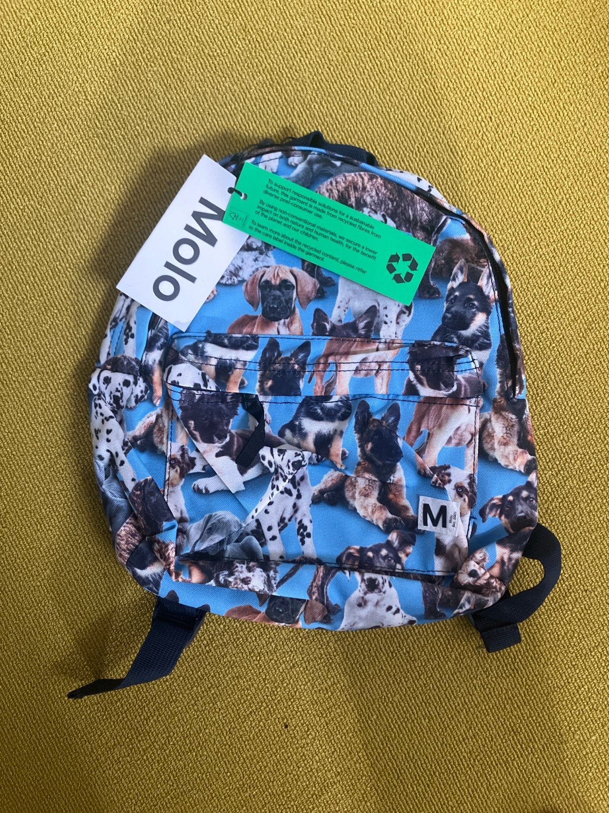 Molo rugzak met hondenprint - Nieuw met label, Overige merken, Minder dan 30 cm, Nieuw, Ophalen of Verzenden