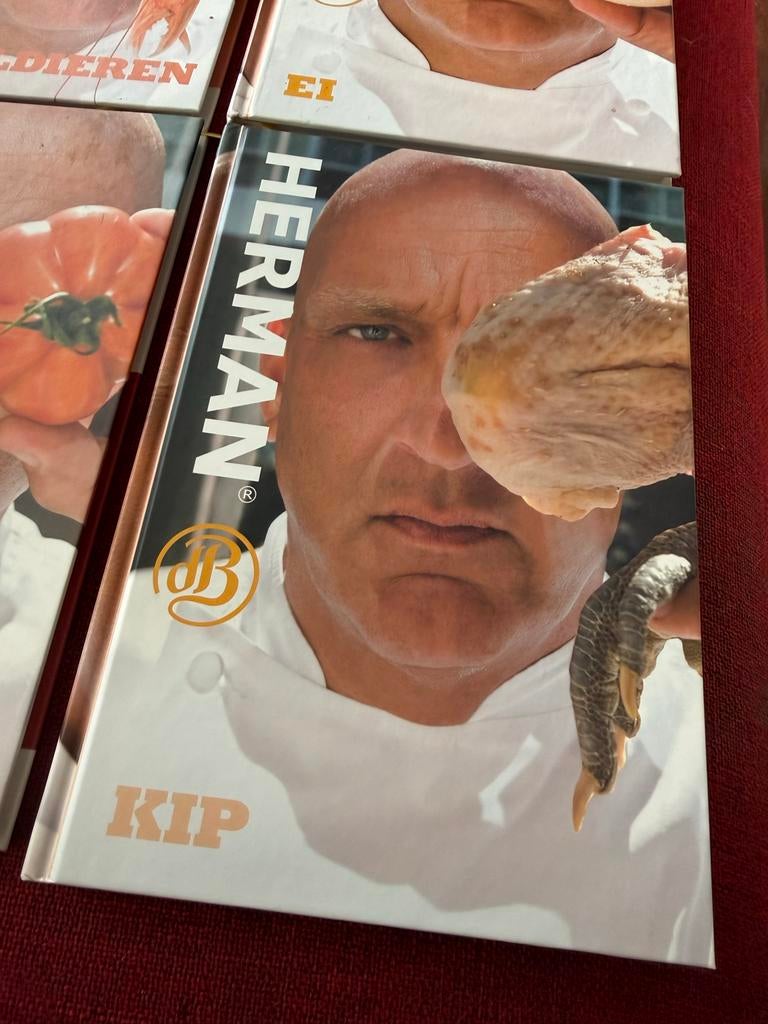 6 Herman den Blijker kookboeken - Vlees, vis, ei, aardappel, Boeken, Ophalen, Gelezen, Nederland en België, Hoofdgerechten