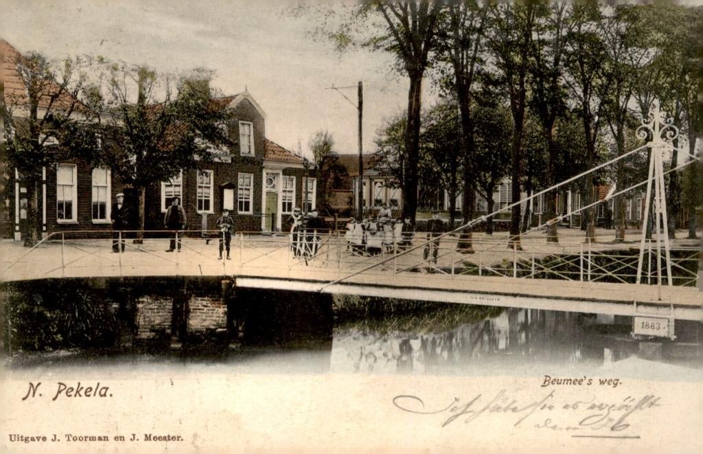 Nieuwe Pekela Beumee's weg # 760, Verzenden, Voor 1920, Gelopen, Groningen
