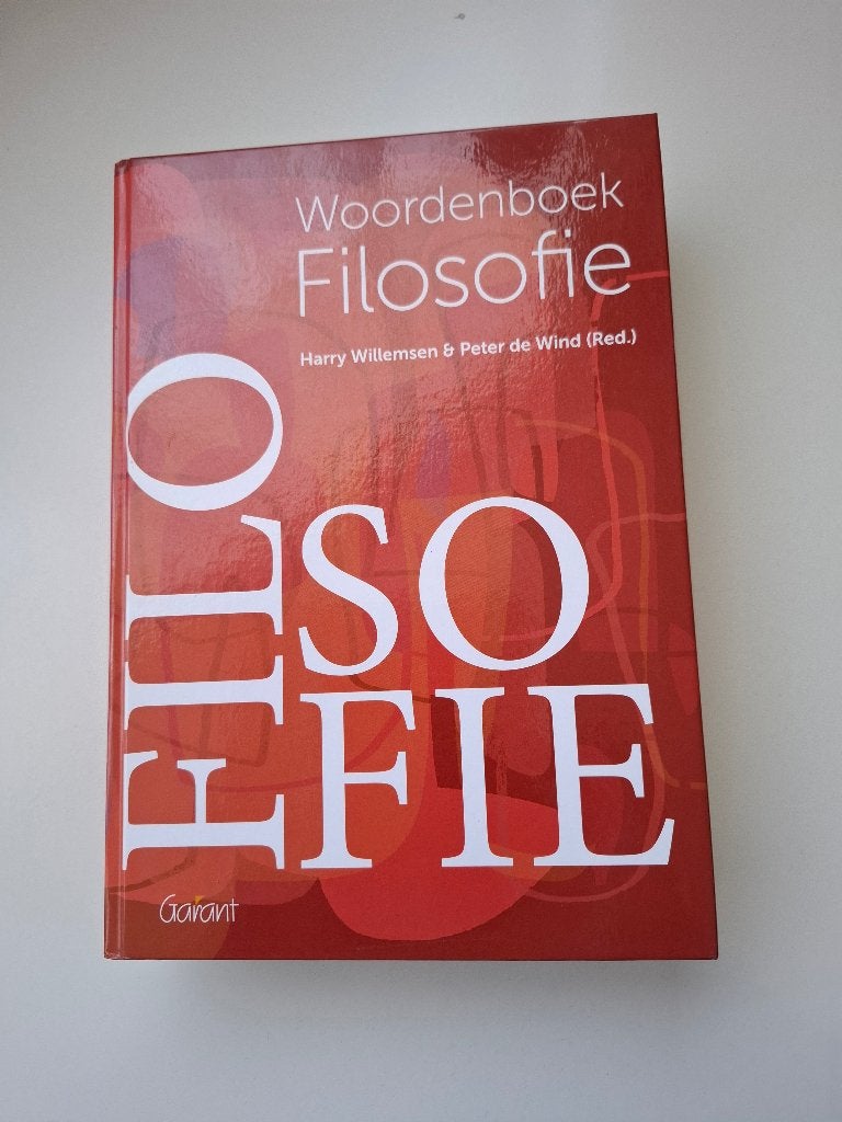 Woordenboek Filosofie., Ophalen of Verzenden, Zo goed als nieuw, Overige uitgevers, Nederlands