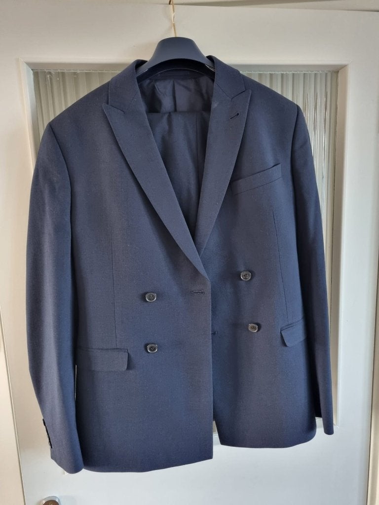 Isaac Dewhirst Pak Maat 48 Blauw, Ophalen, Zo goed als nieuw, Isaac Dewhirst, Maat 48/50 (M)