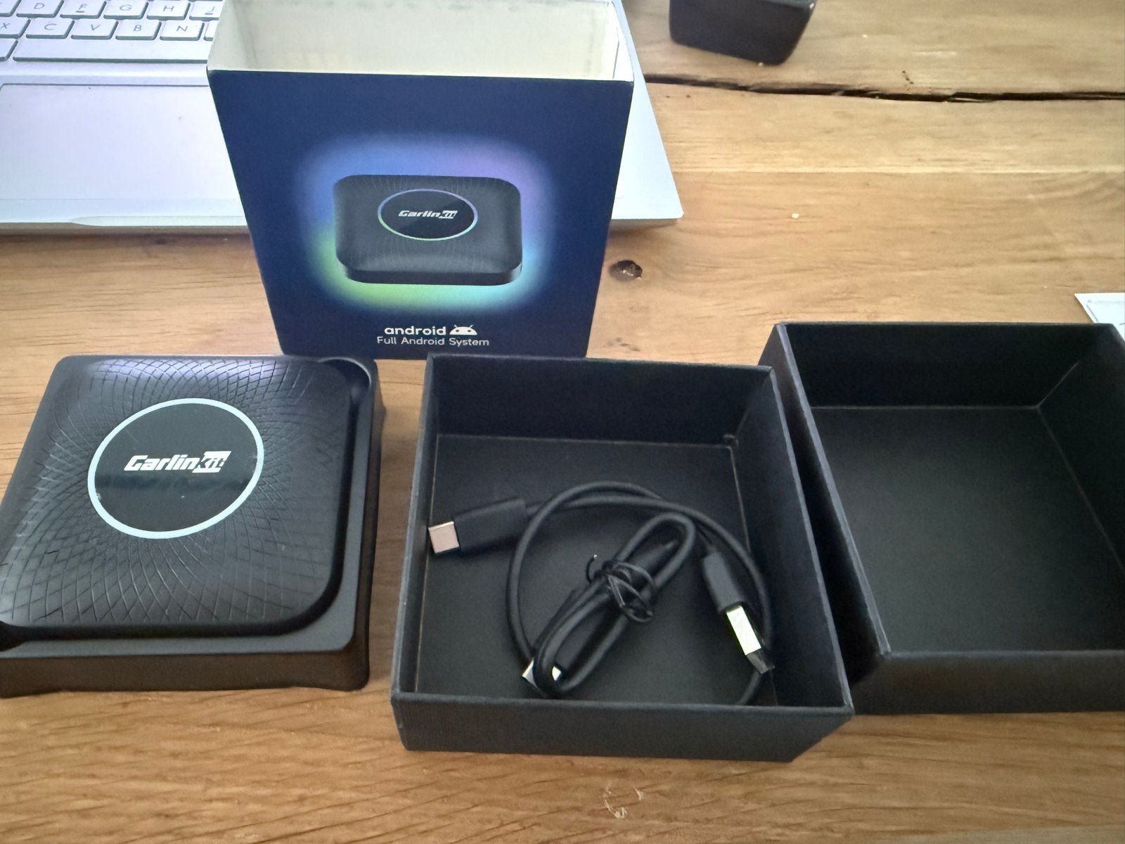 Carlink AI TBox Ambient 8GB +128GB - Simkaartuitvoering, Auto diversen, Ophalen of Verzenden, Zo goed als nieuw