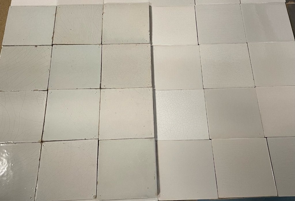 Witjes 13 x 13 cm zowel de echte oude als replica., Ophalen