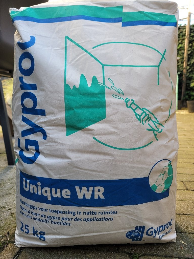 Zak pleistergips Gyproc Unique, Doe-het-zelf en Verbouw, Ophalen, Nieuw