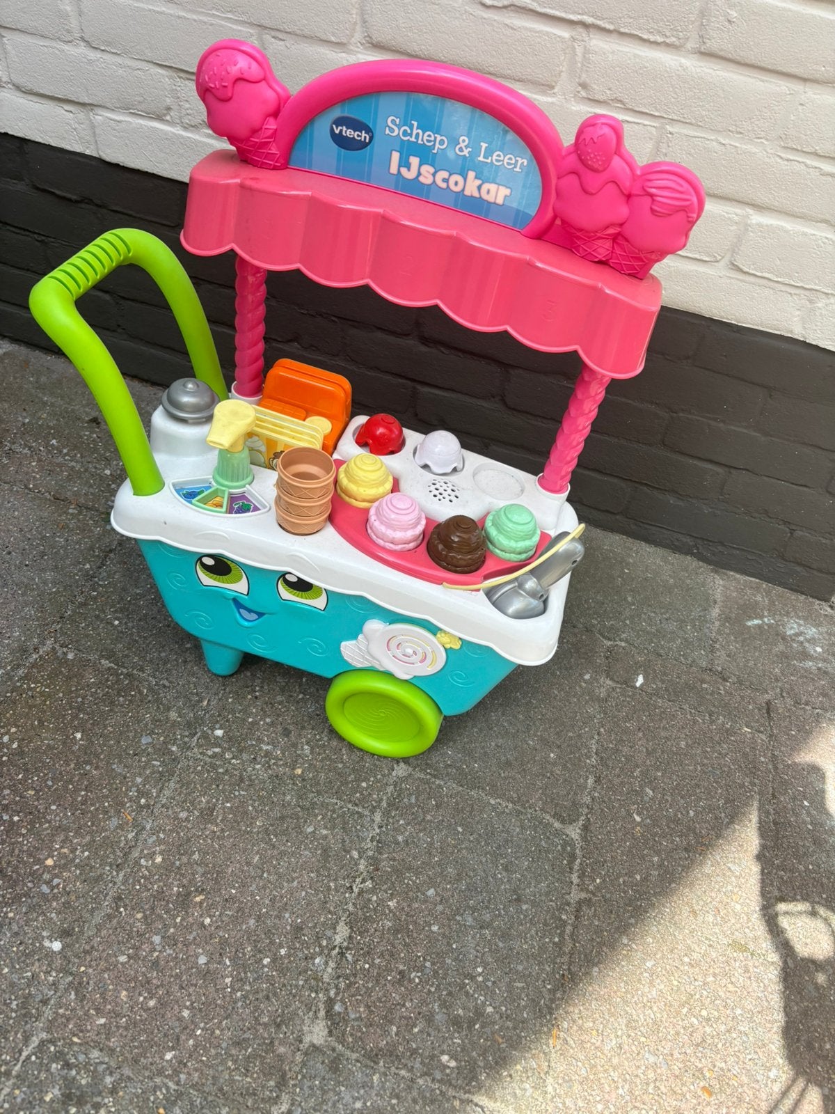 Vtech ijscokar schep en leer, Kinderen en Baby's, Speelgoed | Vtech, Ophalen, Gebruikt