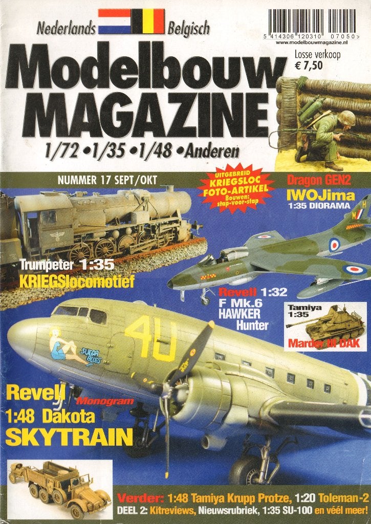 Modelbouw magazine Nr 17, Overige merken, Auto, 1:32 tot 1:50, Nieuw