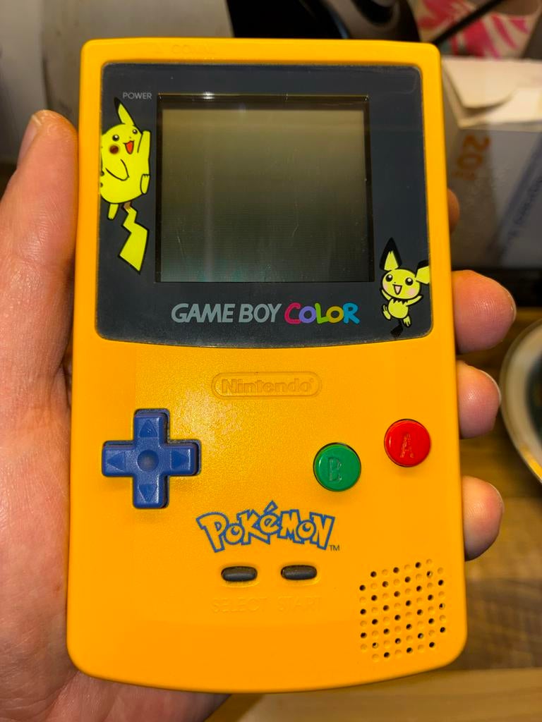 Game Boy Color Pikachu Edition - Zeldzaam, Ophalen of Verzenden, Gebruikt, Game Boy Color